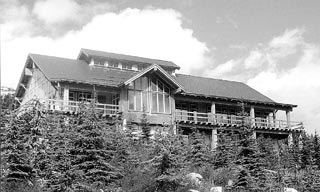 Mt.Washington‚s new Raven Lodge‚ ready for the 2001/02 Winter Ski Season
